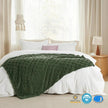 Dentdale Checkered Fleece Throw Blanket Soft Four Sizes