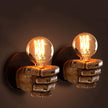 Grinton Hand Wall Lamp Sculptural Resin Sconce