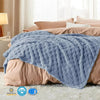 Dentdale Checkered Fleece Throw Blanket Soft Four Sizes