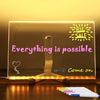 Easby LED Acrylic Message Board Lamp Set of 2 Writable