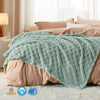 Dentdale Checkered Fleece Throw Blanket Soft Four Sizes