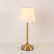 Linton Cordless Table Lamp Brushed Metal Touch Dimmable