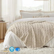 Dentdale Checkered Fleece Throw Blanket Soft Four Sizes