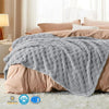 Dentdale Checkered Fleece Throw Blanket Soft Four Sizes