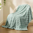 Dentdale Checkered Fleece Throw Blanket Soft Four Sizes