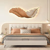 Grasmere Feather Wall Art Lamp LED Remote Dimmable Panel