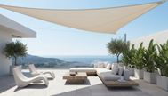 TriBlocker Triangle Shade Sail Waterproof UV Block