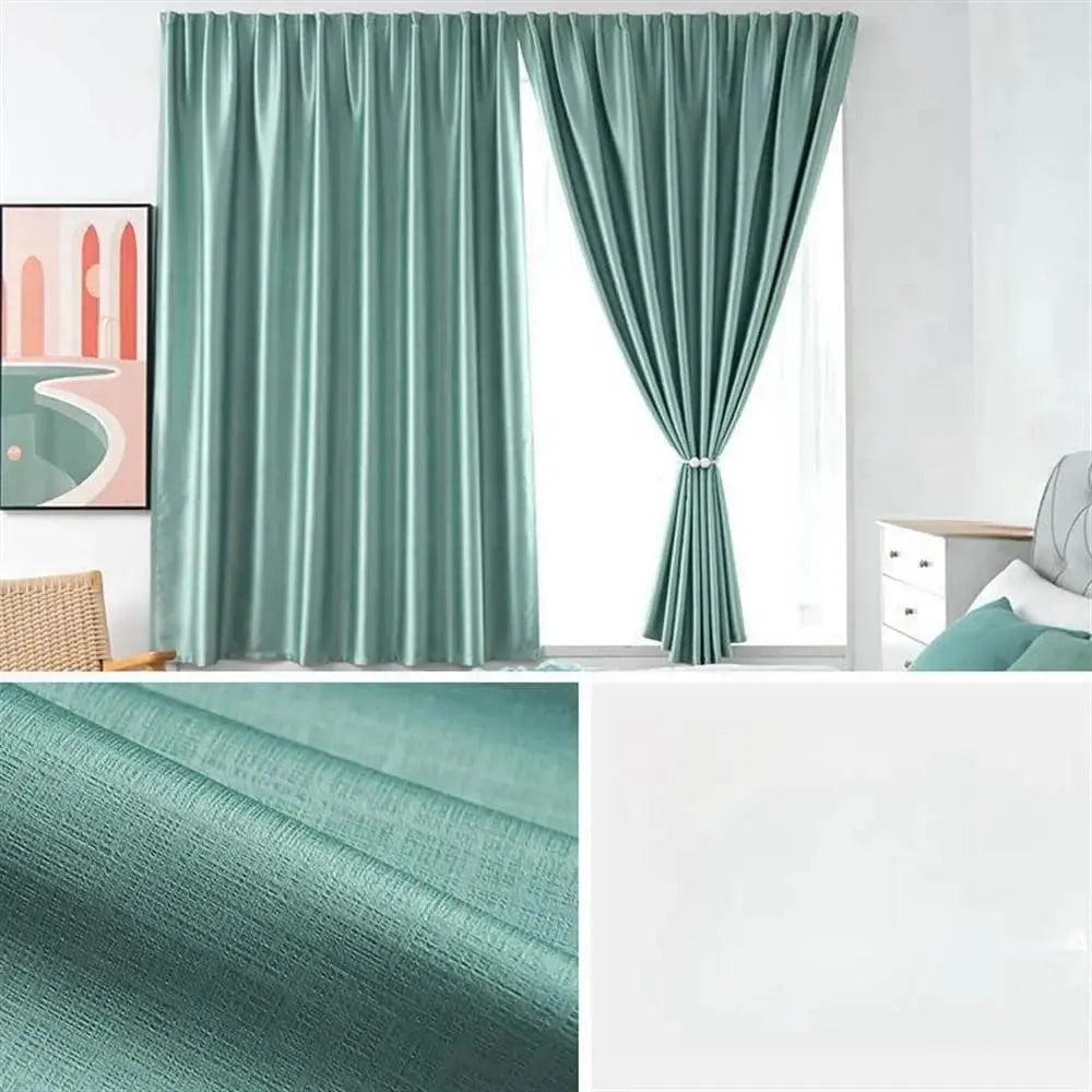 Keld Full Blackout Curtain Velcro Punch Free Sun Shield