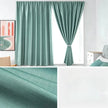 Keld Full Blackout Curtain Velcro Punch Free Sun Shield