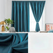 Keld Full Blackout Curtain Velcro Punch Free Sun Shield