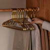 Bibury Metal Coat Hangers Set of 10 Non Slip