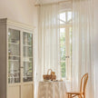 Thwaite Jacquard Sheer Tulle Curtain White Light Filtering