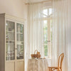 Thwaite Jacquard Sheer Tulle Curtain White Light Filtering