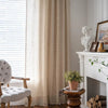 Rosedale Boho Tassel Linen Curtains Set of 2 Semi Blackout