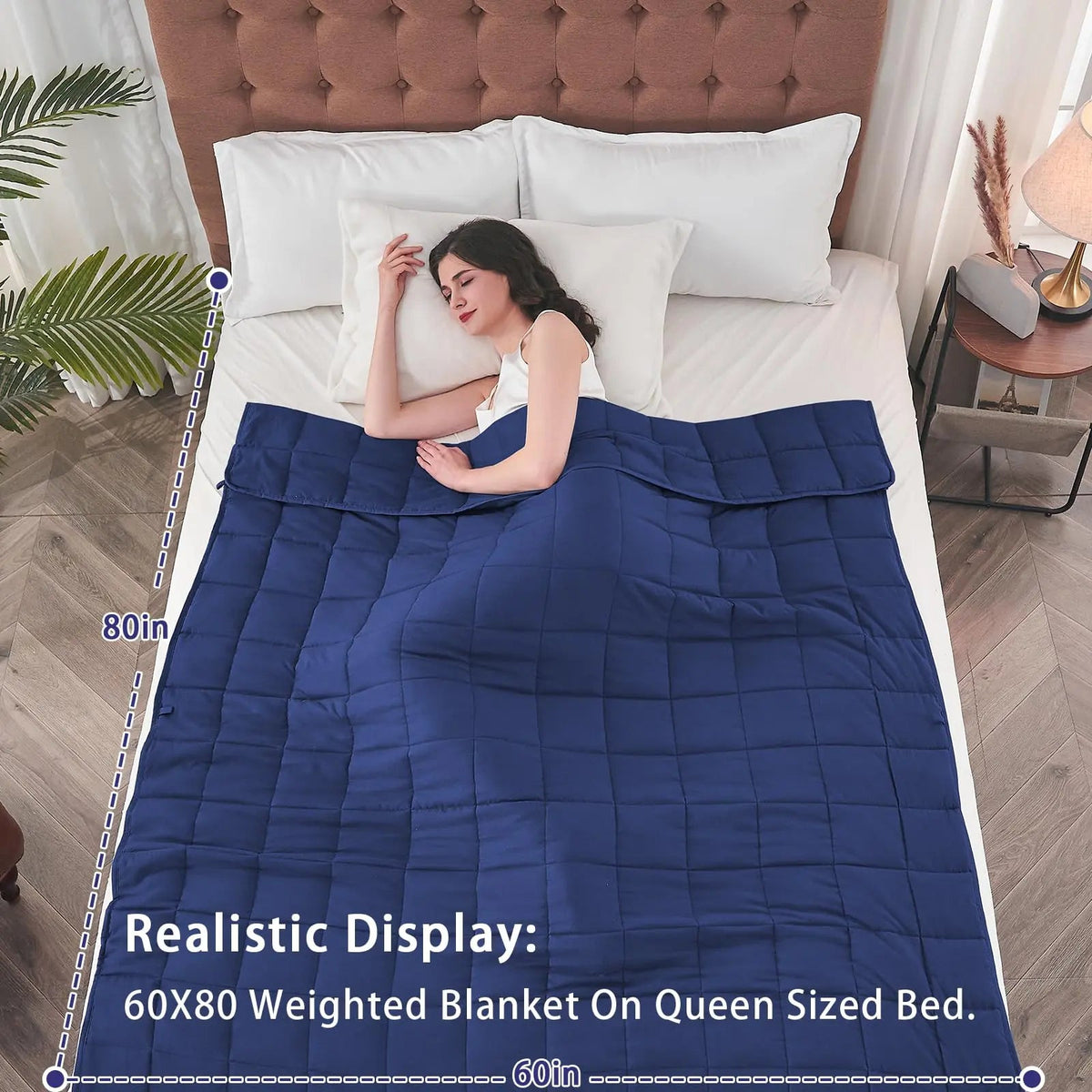 Walberswick Weighted Cooling Blanket Glass Bead Throw