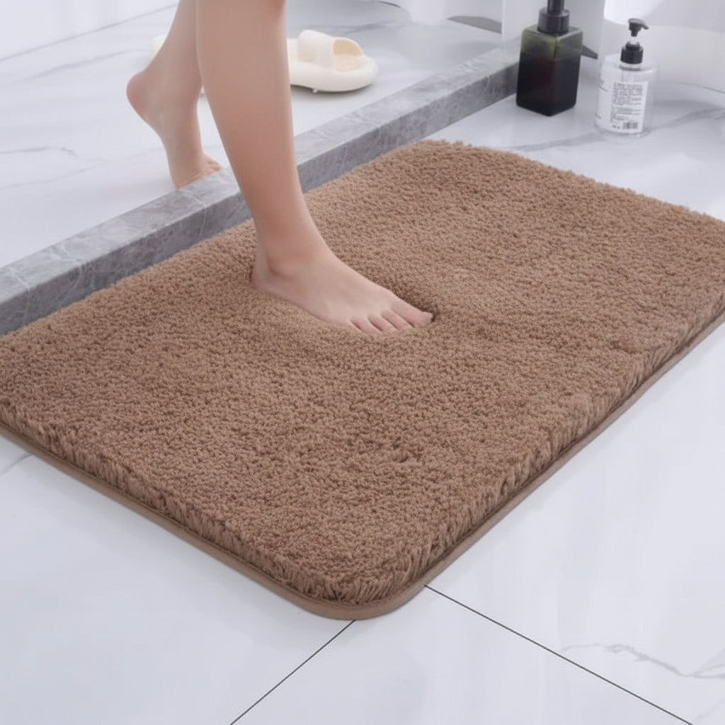Dufton Plush Microfibre Bath Rug Non-Slip Absorbent