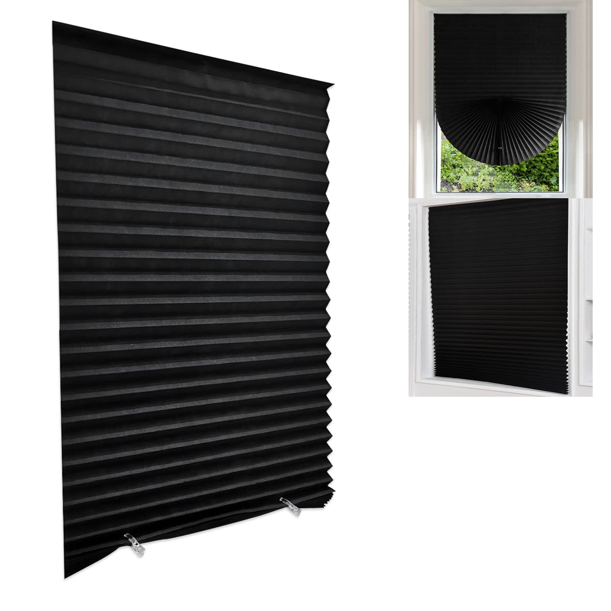 Danby Stick On Blinds No Drill Cut to Size Blackout