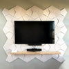 Richmond Bowtie 3D Leather Wall Panel Padded Geometric