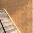 Richmond Bowtie 3D Leather Wall Panel Padded Geometric