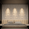 Richmond Bowtie 3D Leather Wall Panel Padded Geometric