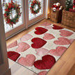 Hornsea Heart Pattern Door Mat Non-Slip Washable