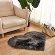 Lowther Heart Shaped Plush Rug Fluffy Washable Area Rug