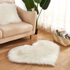 Lowther Heart Shaped Plush Rug Fluffy Washable Area Rug