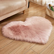 Lowther Heart Shaped Plush Rug Fluffy Washable Area Rug