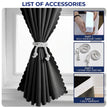 Howden Self Adhesive Blackout Curtain Portable Six Sizes