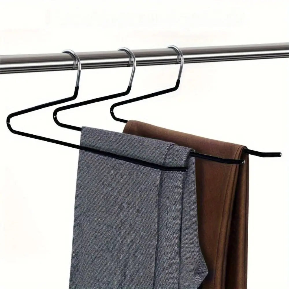 Mousehole Z Shaped Trouser Hangers Set of 10 Non Slip