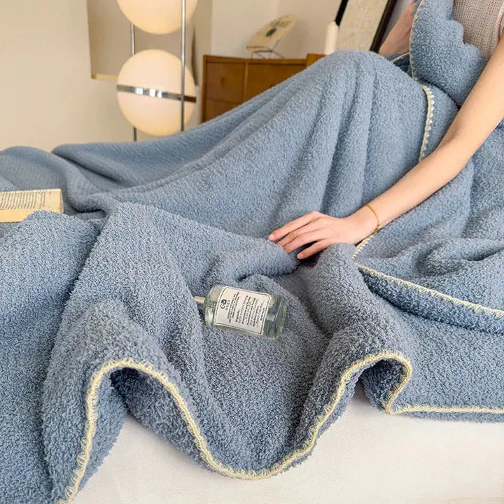 Hambledon Double Thick Faux Lamb Plush Throw Blanket