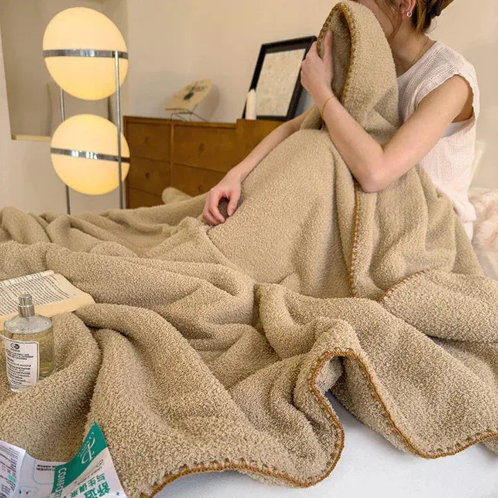 Hambledon Double Thick Faux Lamb Plush Throw Blanket