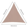 TriBlocker Triangle Shade Sail Waterproof UV Block
