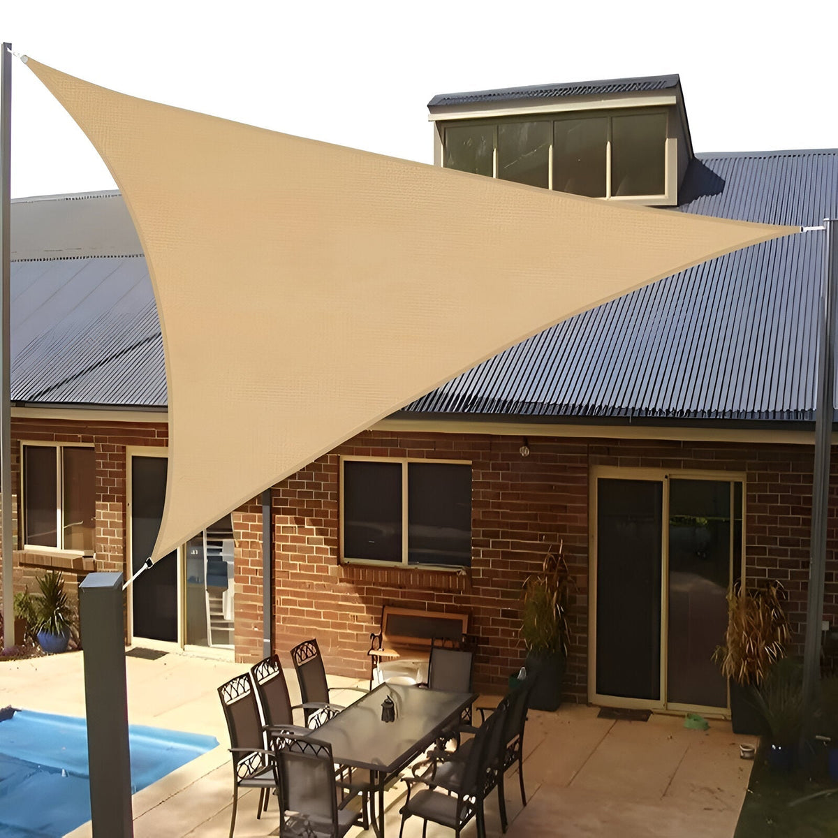 TriBlocker Triangle Shade Sail Waterproof UV Block