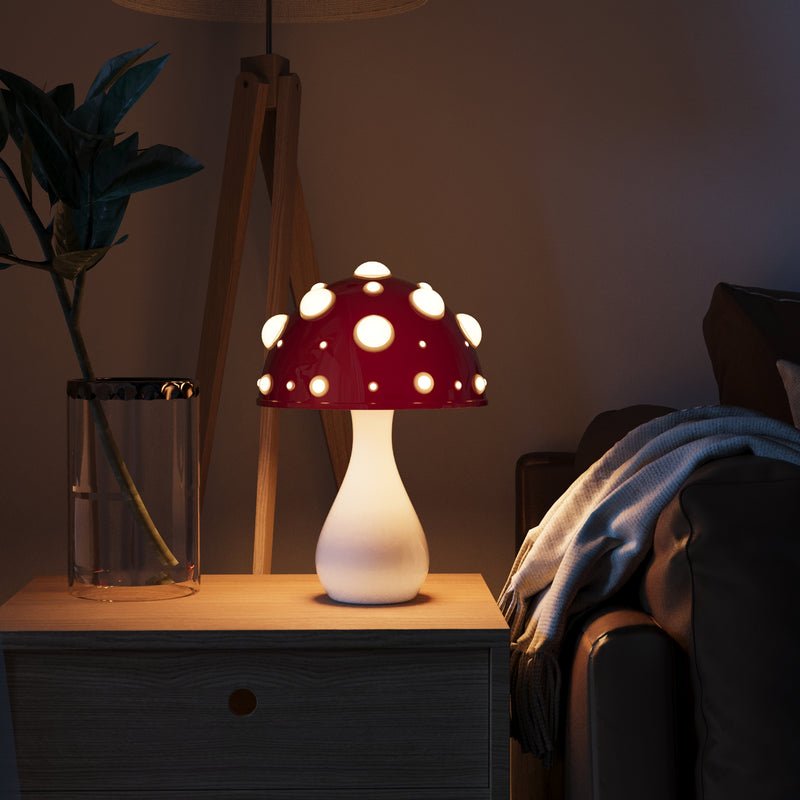 Amble Mushroom Table Lamp Dimmable LED Warm Glow