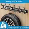 Ravenglass Over Door Hook Rack 5 Hooks Towel and Coat Rack