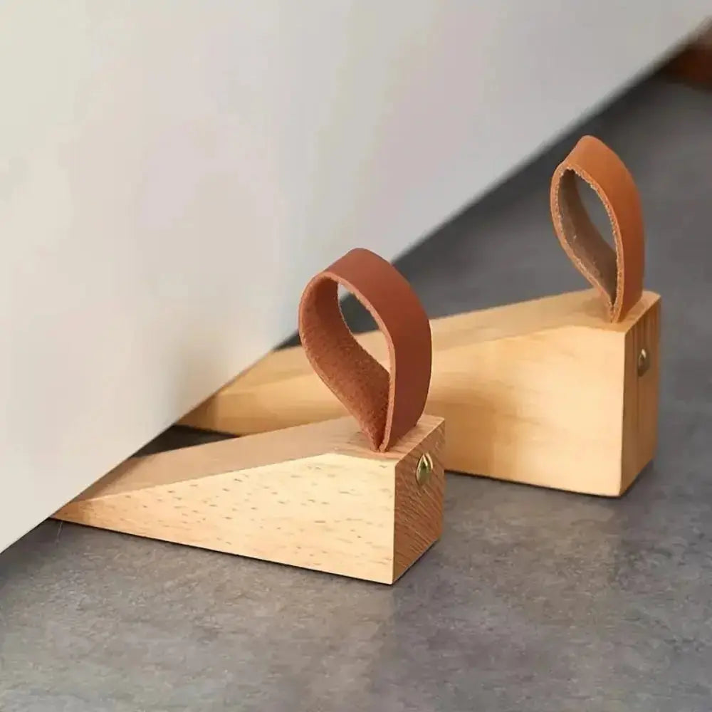 Yoxford Solid Wood Door Stop Wedge Non Slip