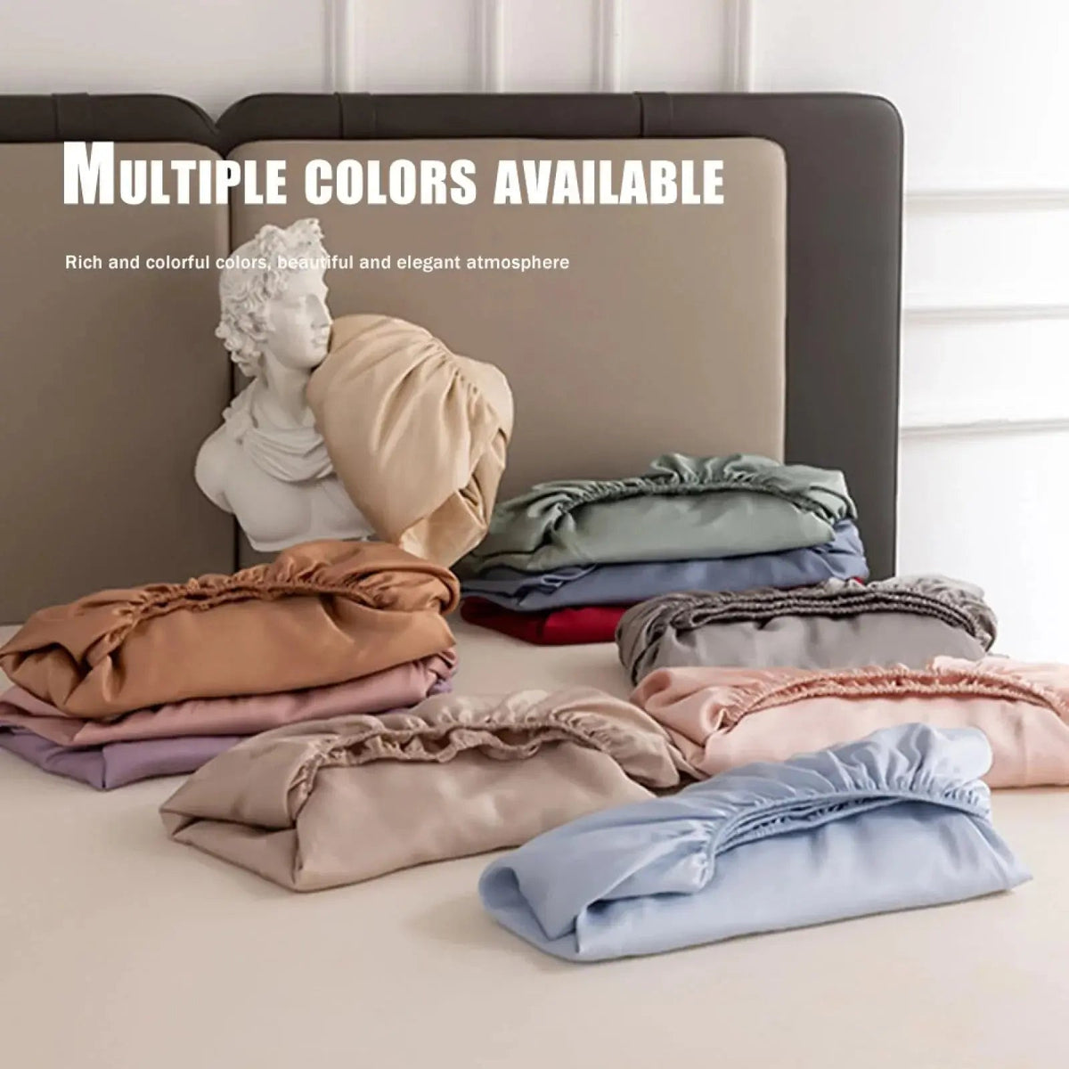 Skipton Bamboo Cooling Fitted Sheet Deep Pocket Three Sizes