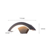 Warkworth Curved LED Porch Wall Light Black Downlight
