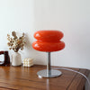 Ashcombe Glass Table Lamp Chrome Base Retro Bedside Light