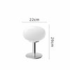 Ashcombe Glass Table Lamp Chrome Base Retro Bedside Light