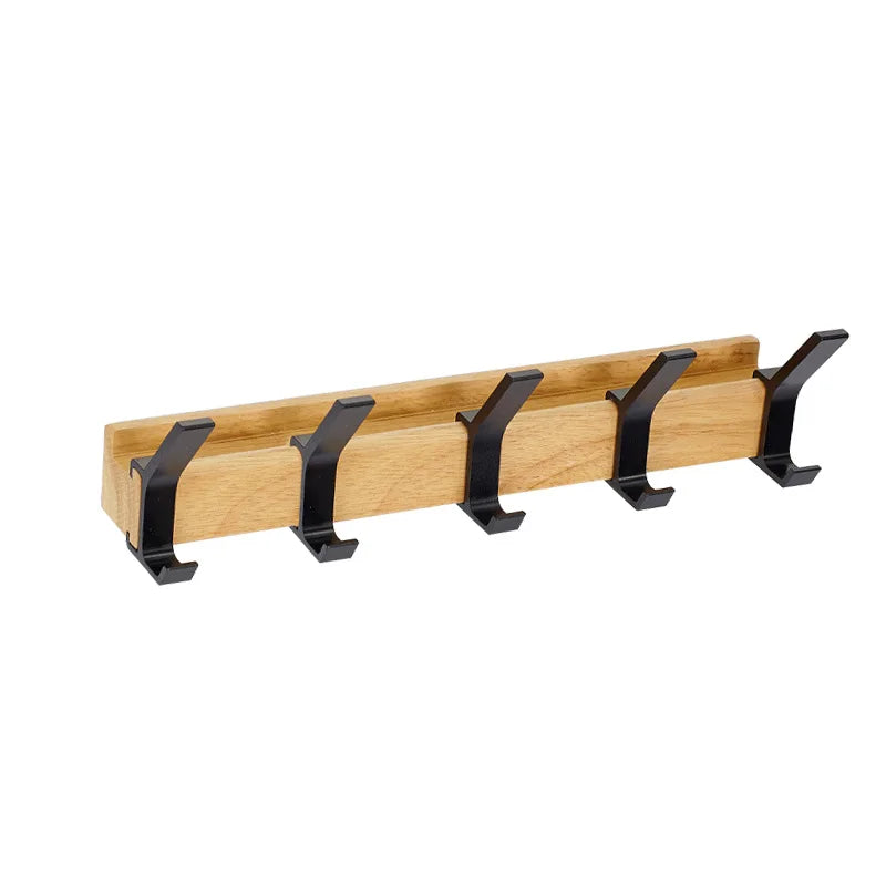 Dalby Wall Mounted Coat Rack Five Adjustable Dual Hooks