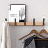 Dalby Wall Mounted Coat Rack Five Adjustable Dual Hooks