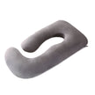 Ambleside U Shaped Pregnancy Pillow Full Body Cushion Grey