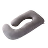 Ambleside U Shaped Pregnancy Pillow Full Body Cushion Grey