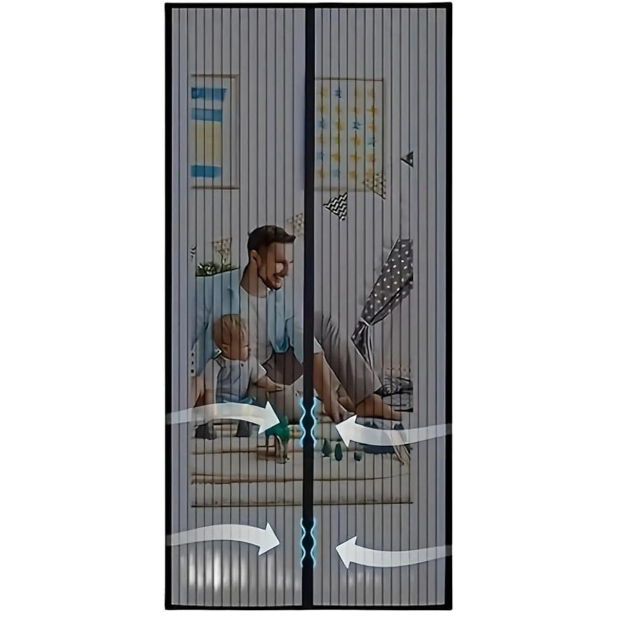 Orford Magnetic Fly Screen Door Mesh Curtain
