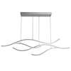 Buxton Wave LED Pendant Light Dimmable Metal Linear