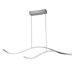 Buxton Wave LED Pendant Light Dimmable Metal Linear