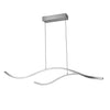 Buxton Wave LED Pendant Light Dimmable Metal Linear