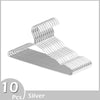 Bibury Metal Coat Hangers Set of 10 Non Slip